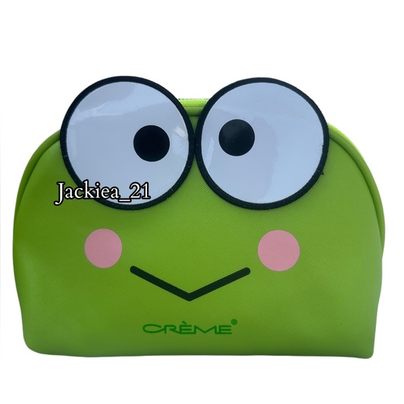 💙❤️ Creme X Sanrio Keroppi Cosmetic Bag - Picture 2 of 6